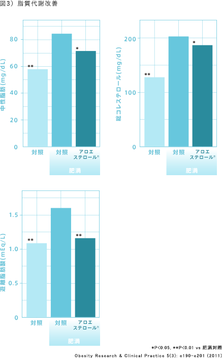 図3)脂質代謝改善